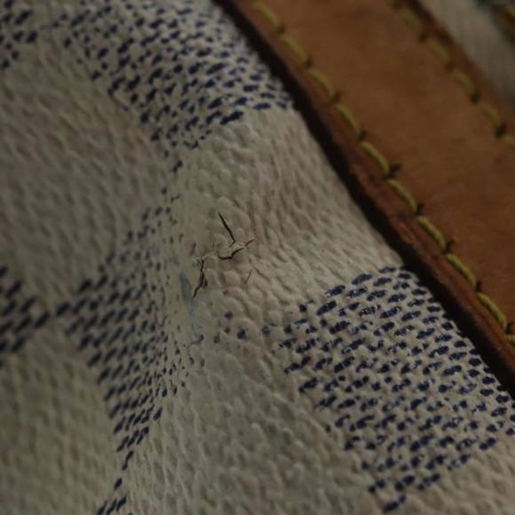 LOUIS VUITTON Damier Azur Berkeley Hand Bag N52001 LV Auth 90984 - Picture 7 of 16